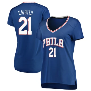 Women's Joel Embiid Philadelphia 76ers Royal Fast Break Jersey - Icon Edition