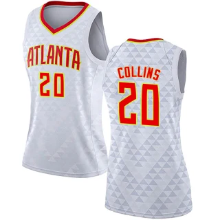 Women's John Collins Atlanta Hawks White Swingman Jersey - Association Edition