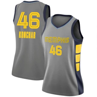Women's John Konchar Memphis Grizzlies Gray Swingman 2018/19 Jersey - City Edition