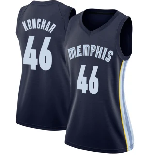 Women's John Konchar Memphis Grizzlies Navy Swingman Jersey - Icon Edition