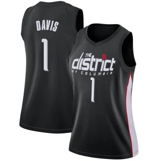 Women's Johnny Davis Washington Wizards Black Swingman 2018/19 Jersey - City Edition