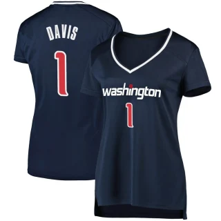 Women's Johnny Davis Washington Wizards Navy Fast Break Jersey - Statement Edition