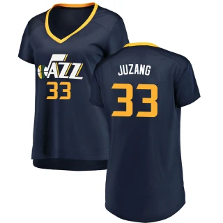 Women's Johnny Juzang Utah Jazz Navy Fast Break Jersey - Icon Edition
