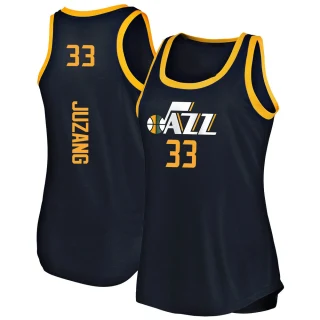 Women's Johnny Juzang Utah Jazz Navy Fast Break Tank Jersey - Icon Edition