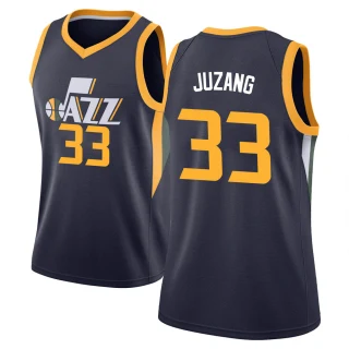 Women's Johnny Juzang Utah Jazz Navy Swingman Jersey - Icon Edition
