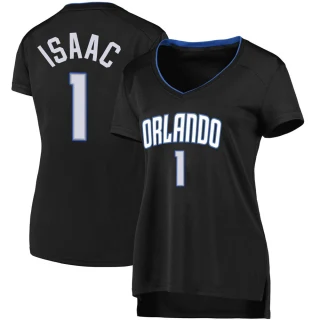 Women's Jonathan Isaac Orlando Magic Black Fast Break 2019 Jersey - Icon Edition