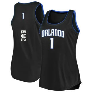 Women's Jonathan Isaac Orlando Magic Black Fast Break 2019/20 Tank Jersey - Icon Edition