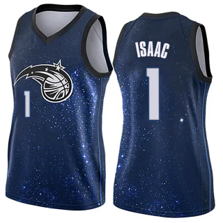 Women's Jonathan Isaac Orlando Magic Blue Swingman Jersey - City Edition