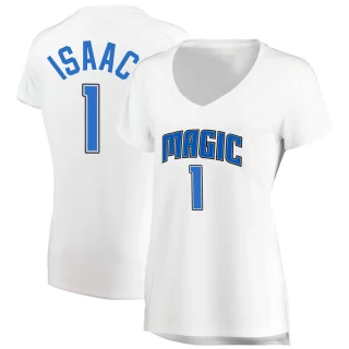 Women's Jonathan Isaac Orlando Magic White Fast Break Jersey - Association Edition