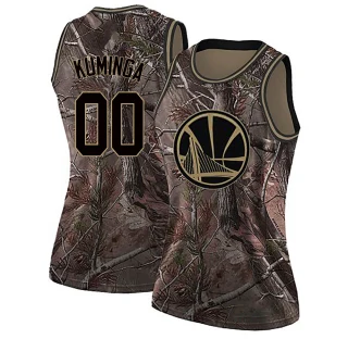 Women's Jonathan Kuminga Golden State Warriors Gold Swingman Camo Realtree Collection Jersey