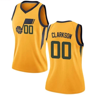 Women's Jordan Clarkson Utah Jazz Gold Swingman Jersey - Statement Edition