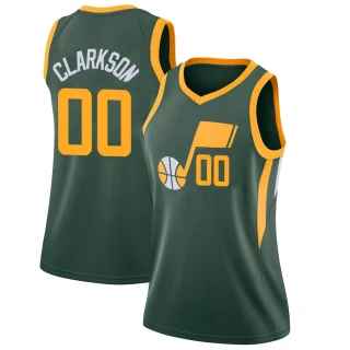 Women's Jordan Clarkson Utah Jazz Green Swingman 2018/19 Jersey - City Edition