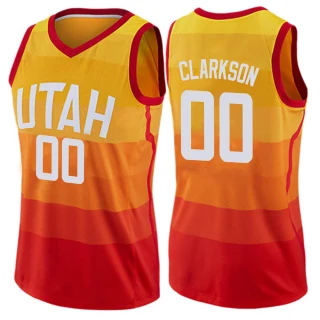Women's Jordan Clarkson Utah Jazz Orange Swingman Jersey - City Edition