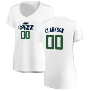 Women's Jordan Clarkson Utah Jazz White Fast Break Jersey - Association Edition