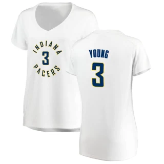 Women's Joseph Young Indiana Pacers White Fast Break Jersey - Association Edition
