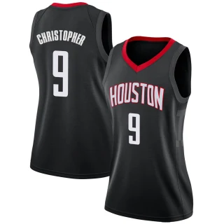 Women's Josh Christopher Houston Rockets Black Swingman Jersey - Statement Edition
