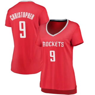 Women's Josh Christopher Houston Rockets Red Fast Break Jersey - Icon Edition