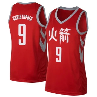 Women's Josh Christopher Houston Rockets Red Swingman Jersey - City Edition