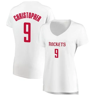 Women's Josh Christopher Houston Rockets White Fast Break Jersey - Association Edition