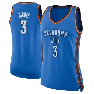 Women's Josh Giddey Oklahoma City Thunder Blue Swingman Jersey - Icon Edition