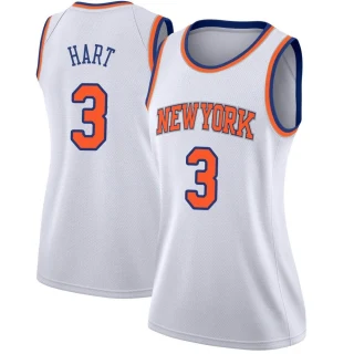 Women's Josh Hart New York Knicks White Swingman Jersey - Association Edition