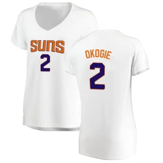 Women's Josh Okogie Phoenix Suns White Fast Break Jersey - Association Edition