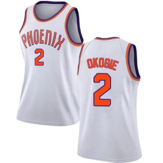 Women's Josh Okogie Phoenix Suns White Swingman Jersey - Association Edition