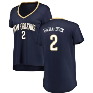 Women's Josh Richardson New Orleans Pelicans Navy Fast Break Jersey - Icon Edition
