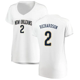 Women's Josh Richardson New Orleans Pelicans White Fast Break Jersey - Association Edition