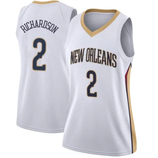 Women's Josh Richardson New Orleans Pelicans White Swingman Jersey - Association Edition