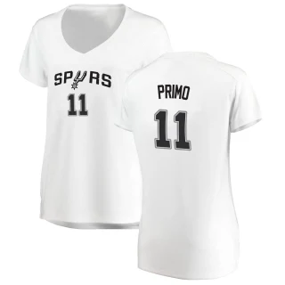 Women's Joshua Primo San Antonio Spurs White Fast Break Jersey - Association Edition