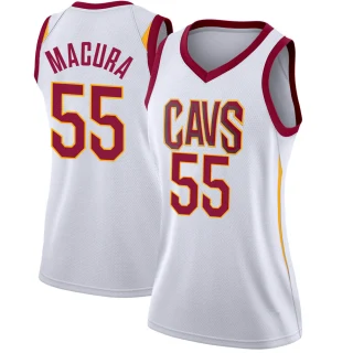 Women's J.P. Macura Cleveland Cavaliers White Swingman Jersey - Association Edition