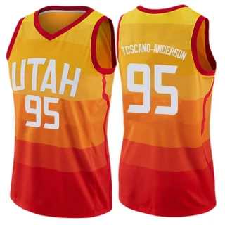 Women's Juan Toscano-Anderson Utah Jazz Orange Swingman Jersey - City Edition