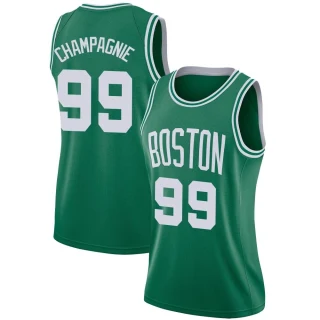 Women's Justin Champagnie Boston Celtics Green Swingman Jersey - Icon Edition