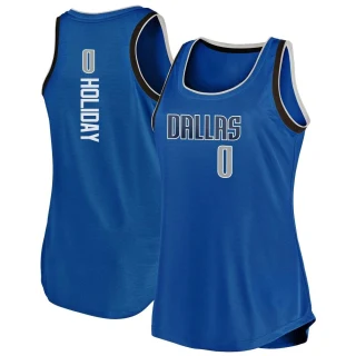 Women's Justin Holiday Dallas Mavericks Blue Fast Break Movement Tank Jersey - Icon Edition