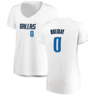 Women's Justin Holiday Dallas Mavericks White Fast Break Jersey - Association Edition