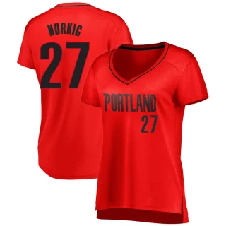 Women's Jusuf Nurkic Portland Trail Blazers Red Fast Break Jersey - Statement Edition