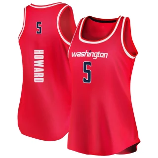 Women's Juwan Howard Washington Wizards Red Fast Break Tank Jersey - Icon Edition