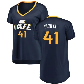 Women's Kelly Olynyk Utah Jazz Navy Fast Break Jersey - Icon Edition