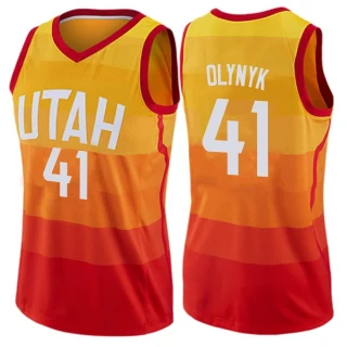 Women's Kelly Olynyk Utah Jazz Orange Swingman Jersey - City Edition