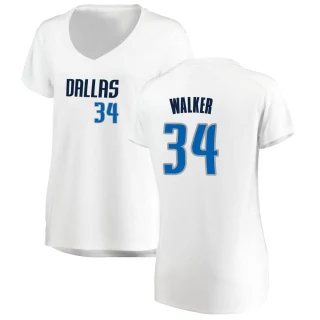 Women's Kemba Walker Dallas Mavericks White Fast Break Jersey - Association Edition