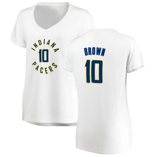 Women's Kendall Brown Indiana Pacers White Fast Break Jersey - Association Edition