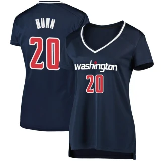 Women's Kendrick Nunn Washington Wizards Navy Fast Break Jersey - Statement Edition