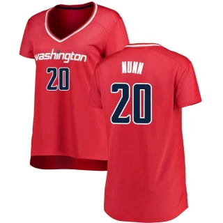 Women's Kendrick Nunn Washington Wizards Red Fast Break Jersey - Icon Edition