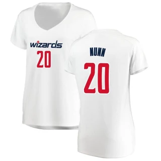 Women's Kendrick Nunn Washington Wizards White Fast Break Jersey - Association Edition