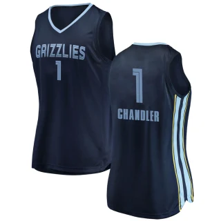 Women's Kennedy Chandler Memphis Grizzlies Navy Swingman 2018/19 Jersey - Icon Edition