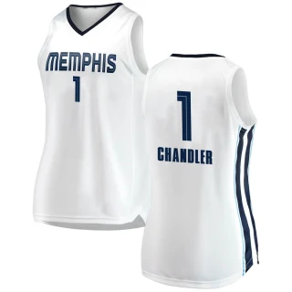 Women's Kennedy Chandler Memphis Grizzlies White Swingman 2018/19 Jersey - Association Edition