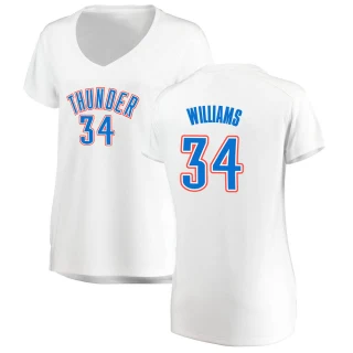 Women's Kenrich Williams Oklahoma City Thunder White Fast Break Replica Jersey - Association Edition