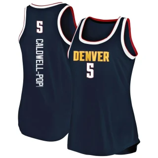 Women's Kentavious Caldwell-Pope Denver Nuggets Navy Fast Break 2019/20 Tank Jersey - Icon Edition