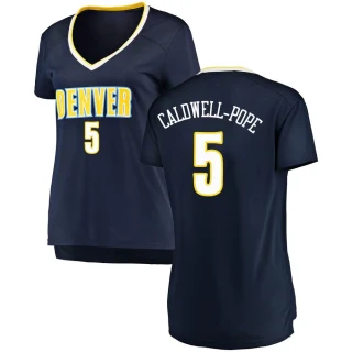 Women's Kentavious Caldwell-Pope Denver Nuggets Navy Fast Break Jersey - Icon Edition